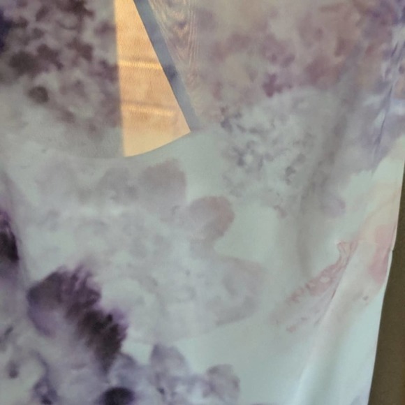True Violet ASOS Dress Watercolor Flowers - Picture 4 of 8